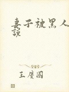 妻子被黑人操小说