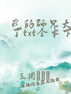 我的师兄太稳健了txt全本下载