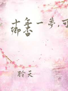 十年一梦,可见卿否