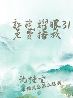 许我耀眼31集免费播放