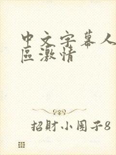 中文字幕人妻二区激情