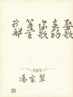 我等你来娶我是哪首歌的歌词