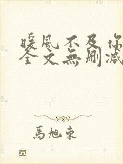 暖风不及你情深全文无删减