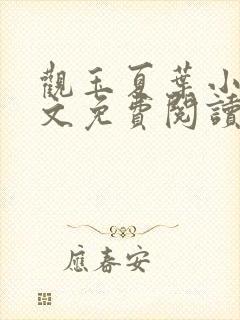 观玉夏叶小说全文免费阅读