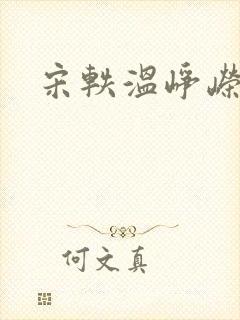 宋轶温峥嵘