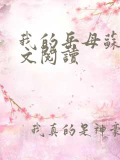 我的岳母苏沛全文阅读