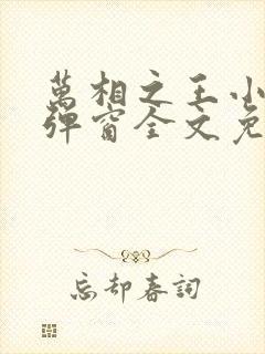 万相之王小说无弹窗全文免费阅读