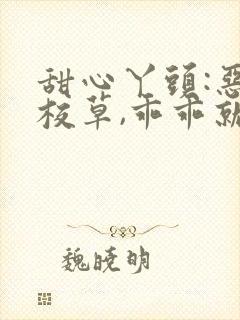 甜心丫头:恶魔校草,乖乖就范