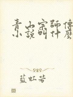 青山宗师传原著小说叫什么