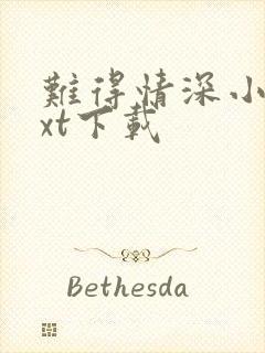 难得情深小说txt下载