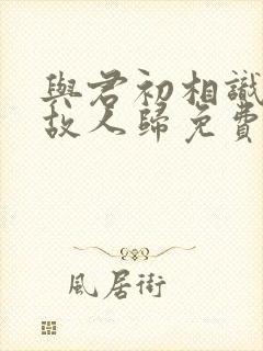 与君初相识恰似故人归免费看