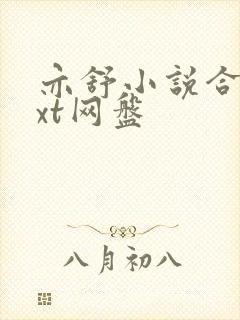 亦舒小说合集txt网盘