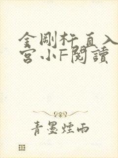 金刚杵直入莲花宫小F阅读