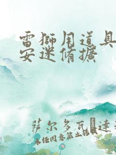 雷狮用道具玩哭安迷修扩