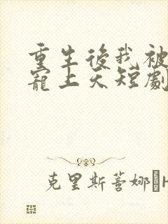 重生后我被总裁宠上天短剧