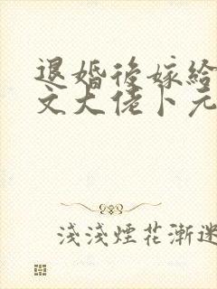 退婚后嫁给年代文大佬卜元