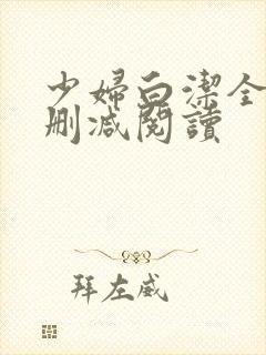 少妇白洁全文无删减阅读