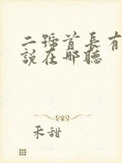 二号首长有声小说在哪听