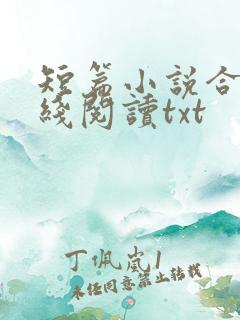 短篇小说合集在线阅读txt