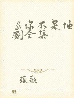 《你不是他》短剧全集