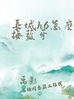 长城h6怎么连接蓝牙