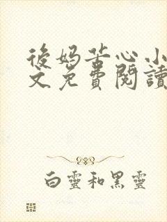 后妈苦心小说全文免费阅读笔趣阁