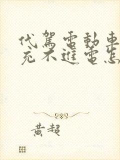 代驾电动车电池充不进电怎么回事