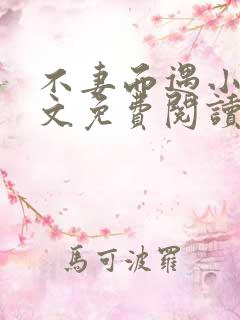 不妻而遇小说全文免费阅读