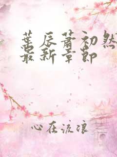 叶辰萧初然更新最新章节