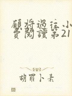 愿将过往小说免费阅读第21章