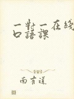 一对一在线外教口语课