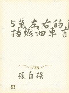 5万左右的自动挡燃油车有哪些新车