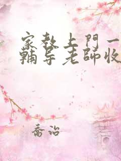 家教上门一对一辅导老师收费