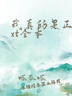 我真的是正派txt全本