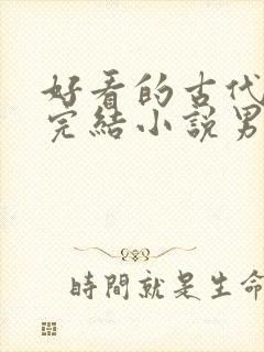 好看的古代言情完结小说男主高冷