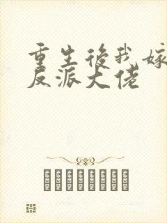 重生后我嫁给了反派大佬