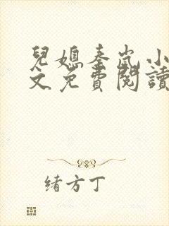 儿媳秦岚小说全文免费阅读最新章