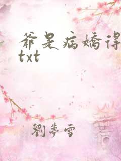 爷是病娇得宠着txt