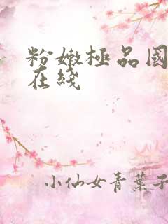 粉嫩极品国产在在线