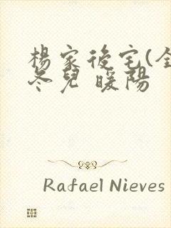 杨家后宅(全)冬儿 暖阳