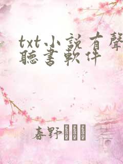 txt小说有声听书软件