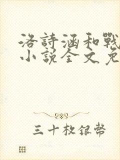 洛诗涵和战寒爵小说全文免费阅读正版笔趣阁