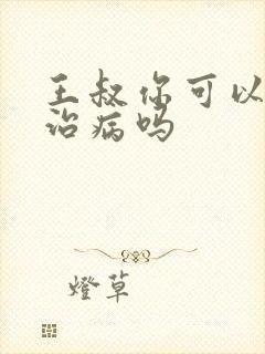 王叔你可以帮我治病吗