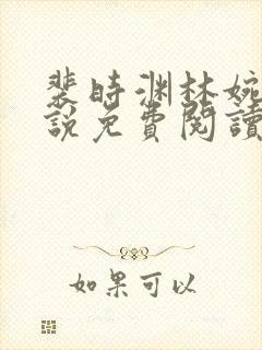 裴时渊林婉婷小说免费阅读最新章节