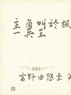 主角叫于枫的第一兵王