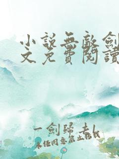 小说无敌剑域全文免费阅读