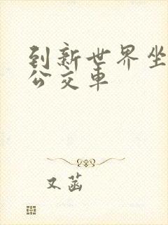 到新世界坐几路公交车