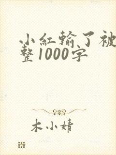 小红输了被小明整1000字