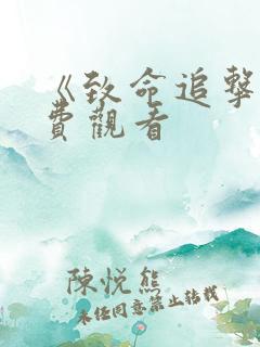 《致命追击》免费观看