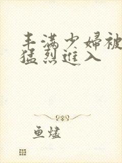 丰满少妇被黑人猛烈进入